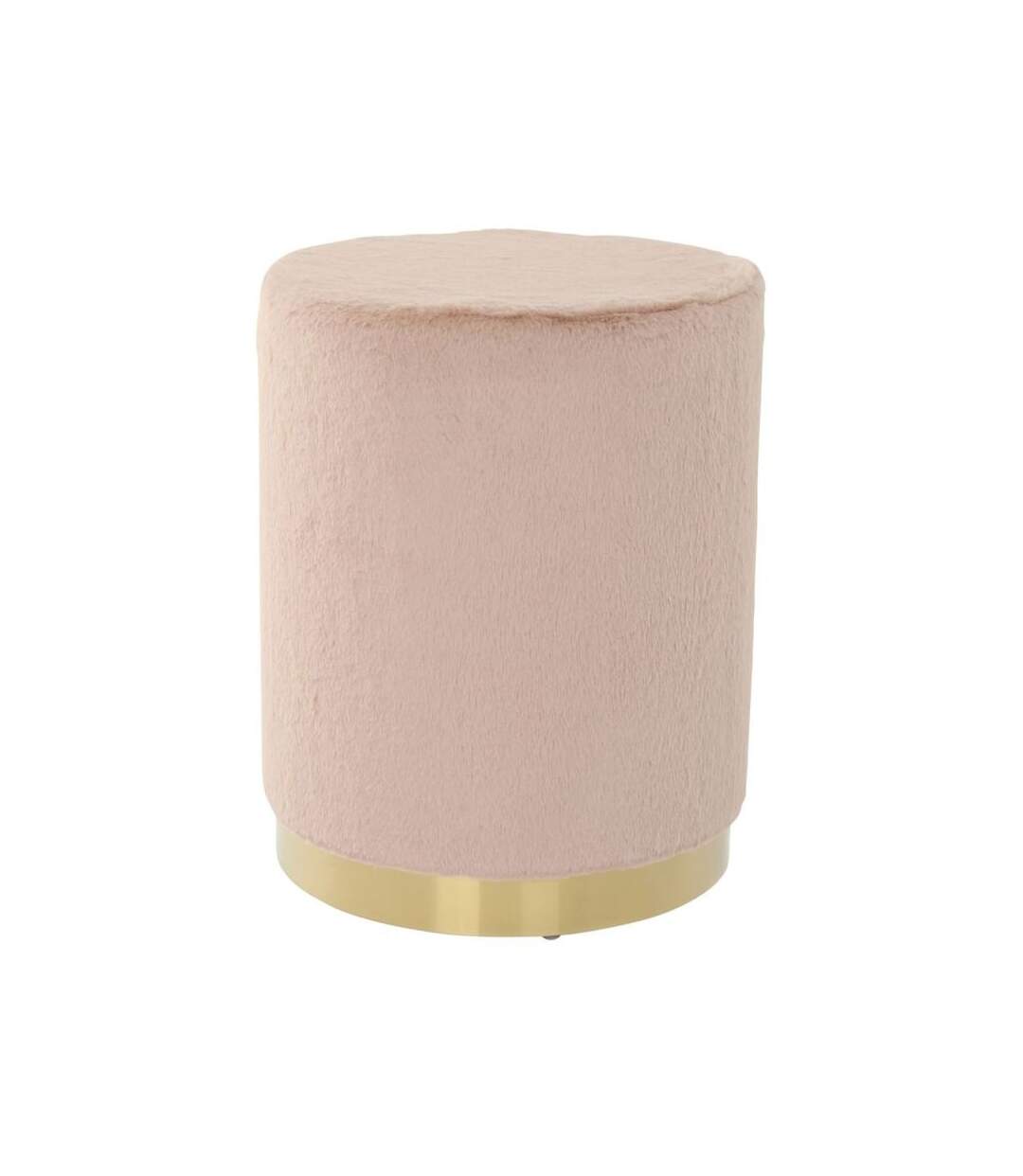 Paris Prix - Pouf Rond Design nona 44cm Rose
