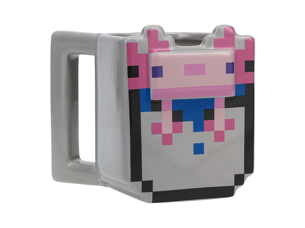 CANECA MINECRAFT AXOLOTL