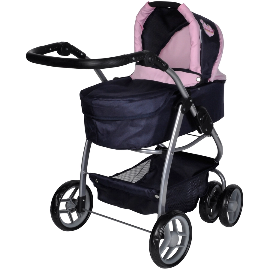 knorr toys® Puppenwagen Coco - My Little Princess blau
