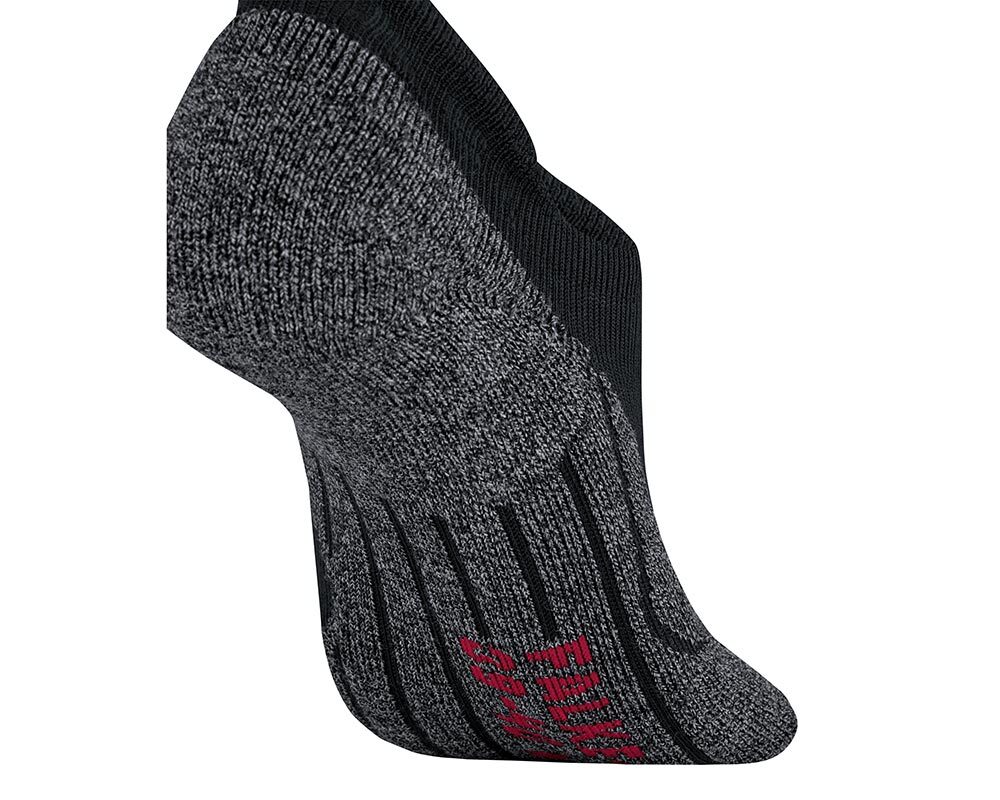 Falke RU3 Comfort Invisible Hardloopsokken Zwart/Grijs Dames