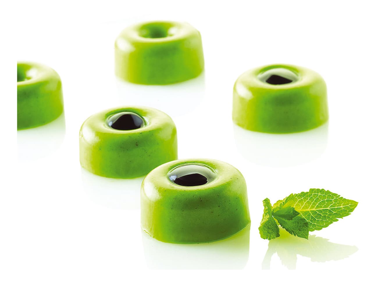 Moule silicone - 35 micro savarins - 30 x 17,5 cm - Silikomart