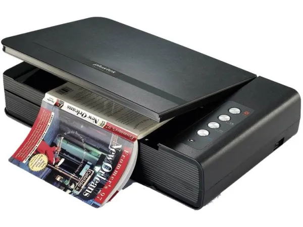 Plustek OpticBook 4800 - Flatbed-scanner - CCD - A4/Letter - 1200 dpi - op til 2500 scanninger pr. dag - USB 2.0