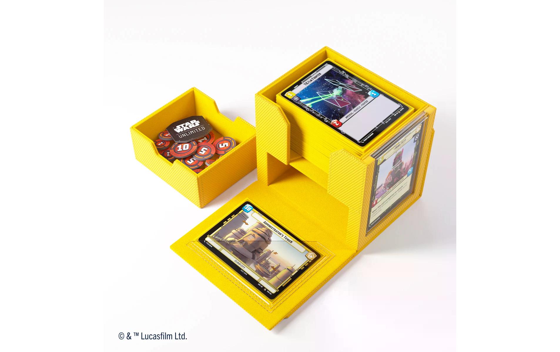 Kartenbox Star Wars: Unlimited Deck Pod gelbPremium-Deckbox