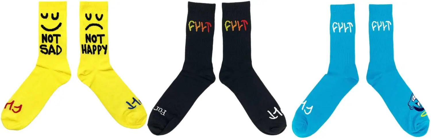 Cult Strømper 3-Pak | SkatePro