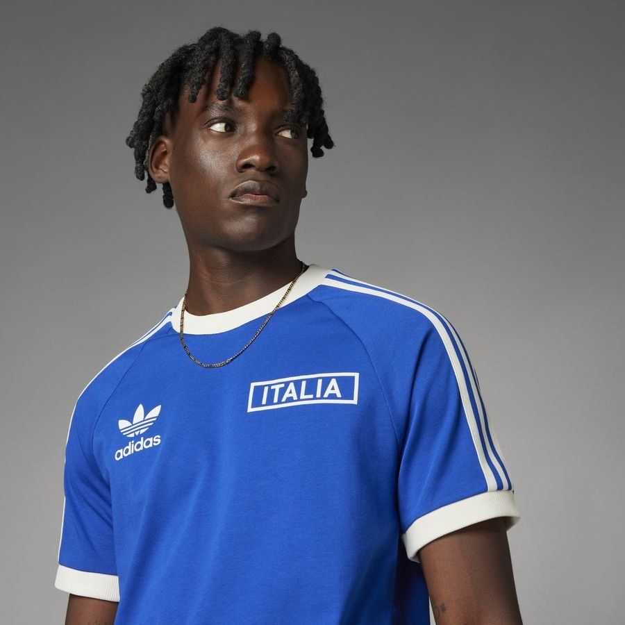Italie T-Shirt OG 3-Stripes - Bleu/Blanc
