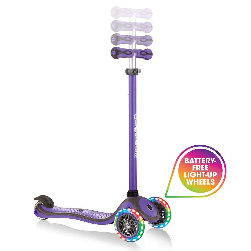 Globber PRIMO PLUS LIGHTS Lila Roller