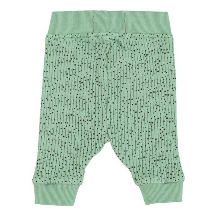 Piupiuchick Legging Côtelé Coton Bio Baby | Vert
