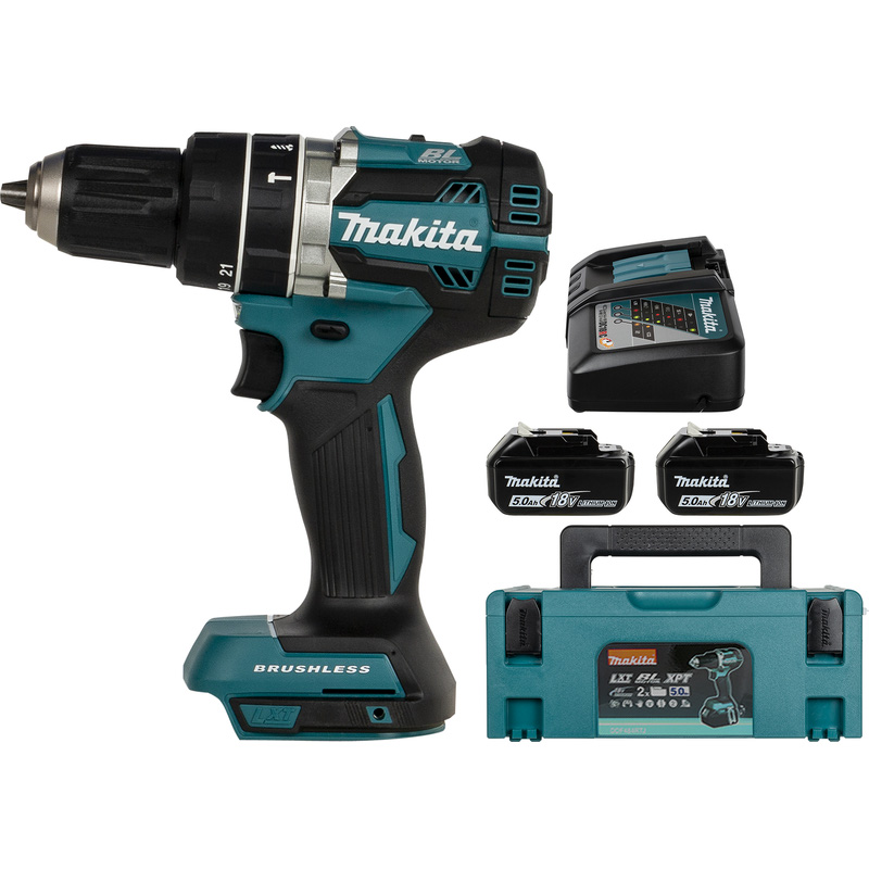 Makita DDF484RTJ accu schroefboormachine 18V 5,0Ah Li-ion