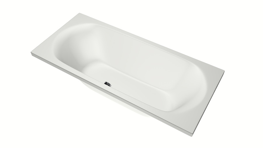 Xenz Cuba badkuip 180x80x48cm edelweis