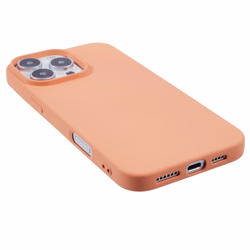 iPhone 16 Pro Gummi Case Schutzhülle - Orange (Matt)
