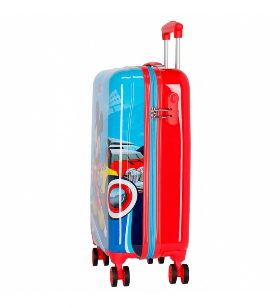 Disney Maleta Lets Roll Mickey Vermelho -34x66x10cm-