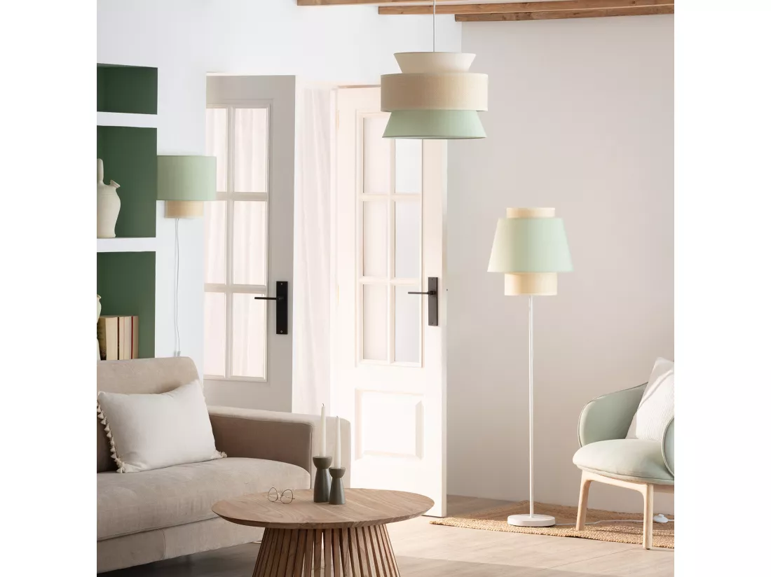 Suspension Tissu Chulu Vert