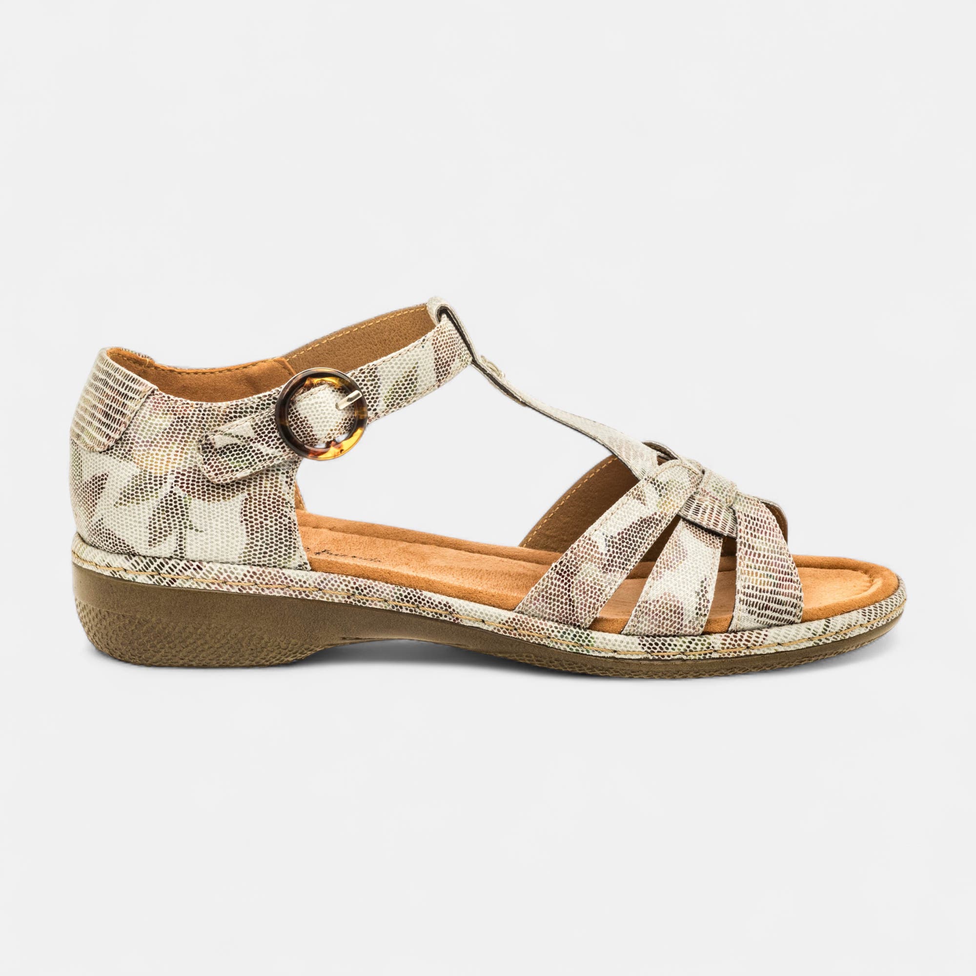 Nu-pieds Femme gris