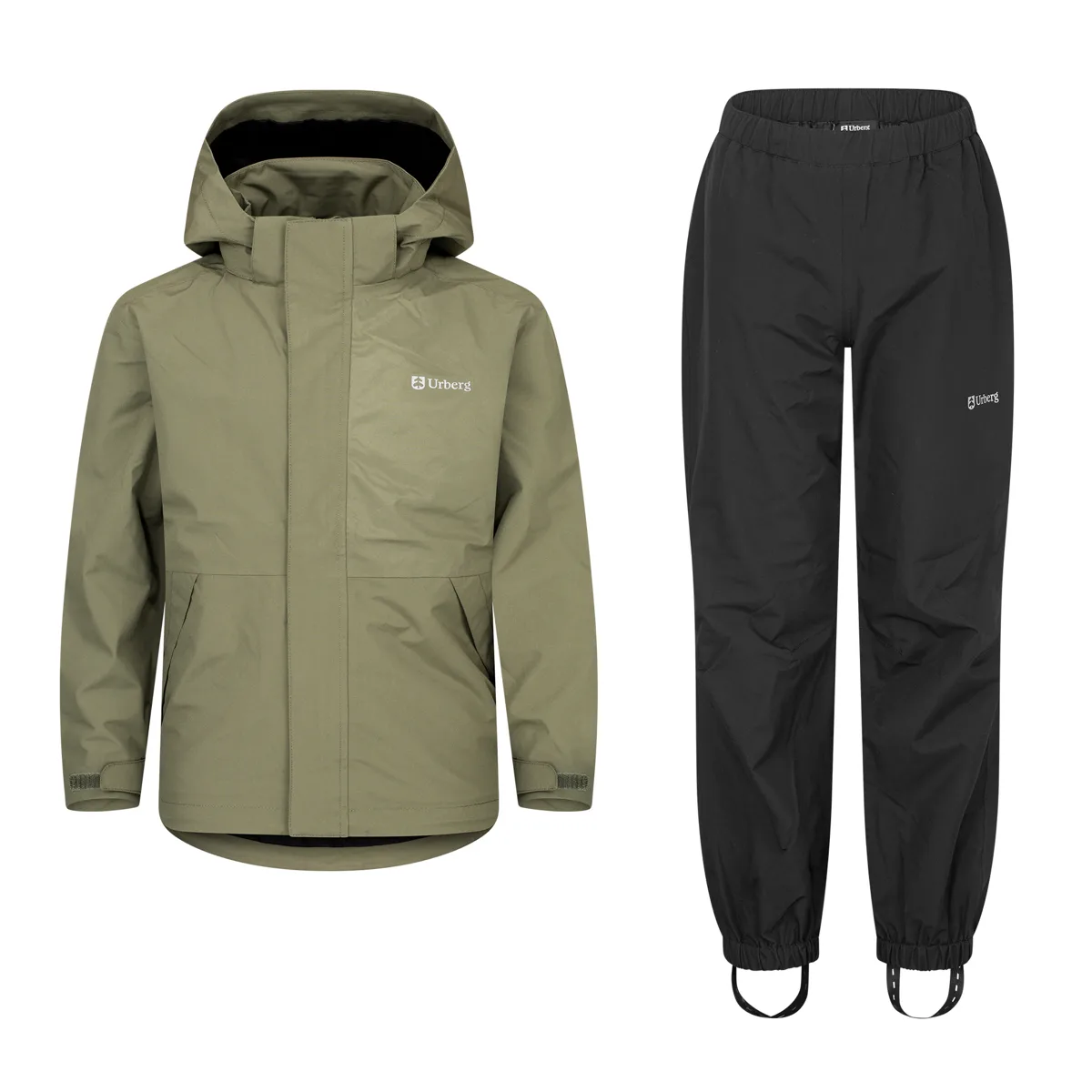 Urberg 2l Rain Set Junior Black/green