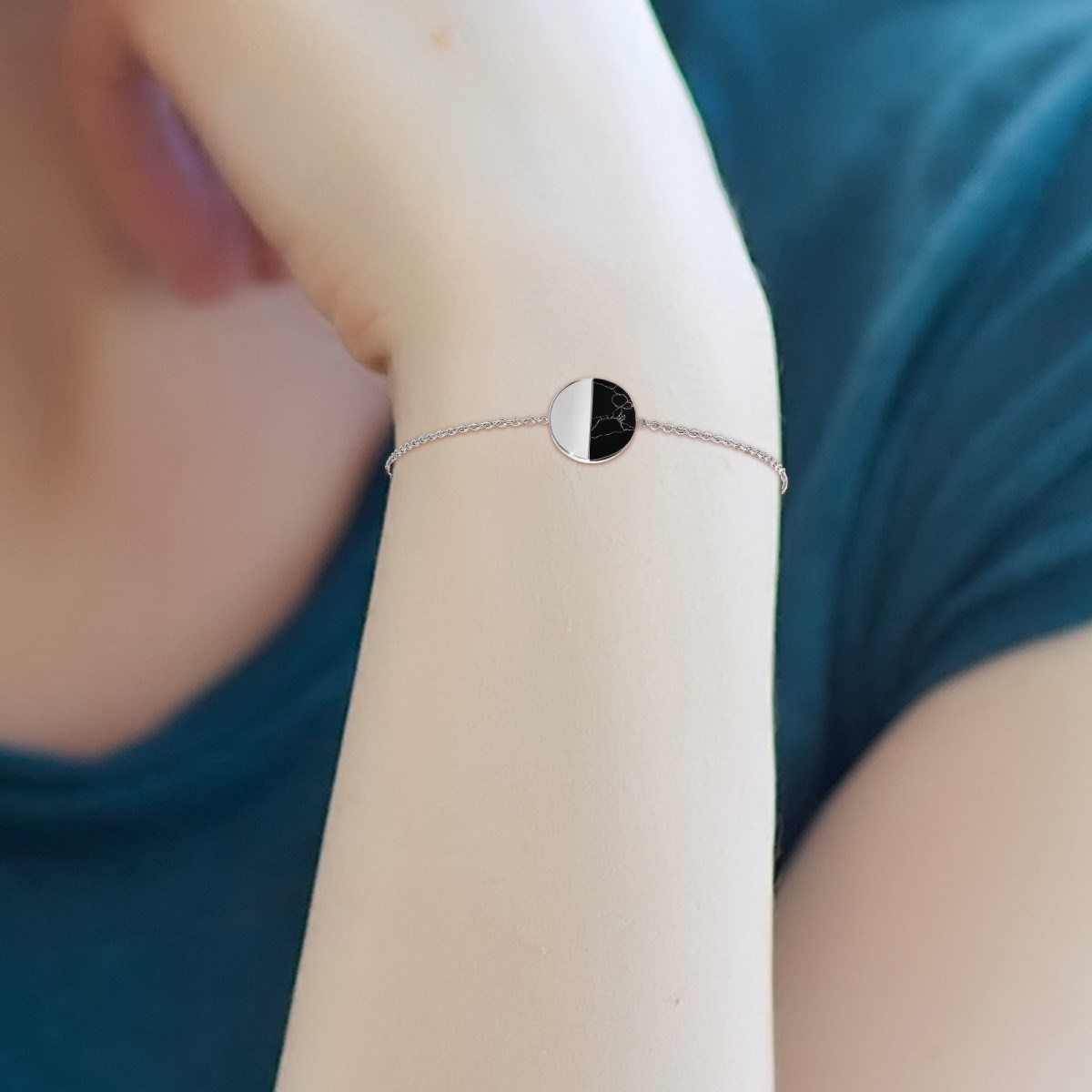 Bracelet en acier inoxydable par SC Bohème