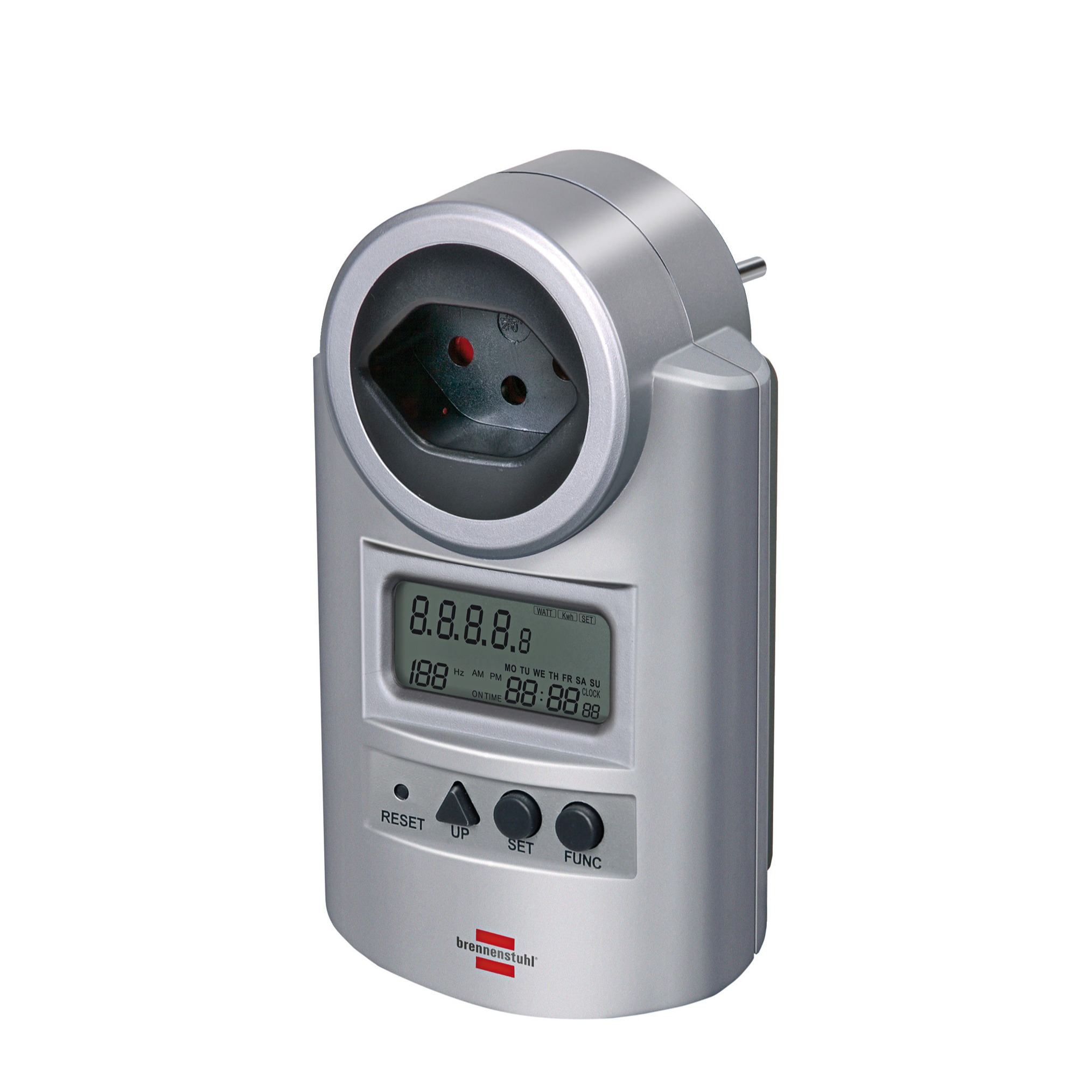 (2300W) Primera-Line PM 231 E Digitales Energie Strom Messgerät mit LCD Display (1506602) - Grau