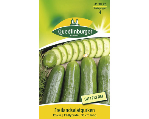 Groentezaden voor komkommer 'Konsa' Quedlinburg voor buiten