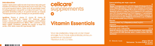 CellCare Vitamine Essentials Multivitaminen Capsules 60CP