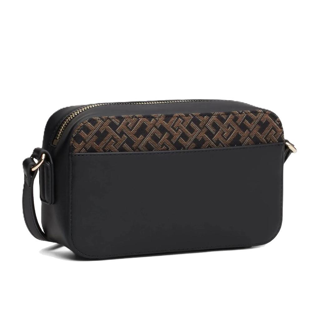 Tommy Hilfiger Sac à bandoulière Noir/Marron Femme Tommy Hilfiger Jacquard