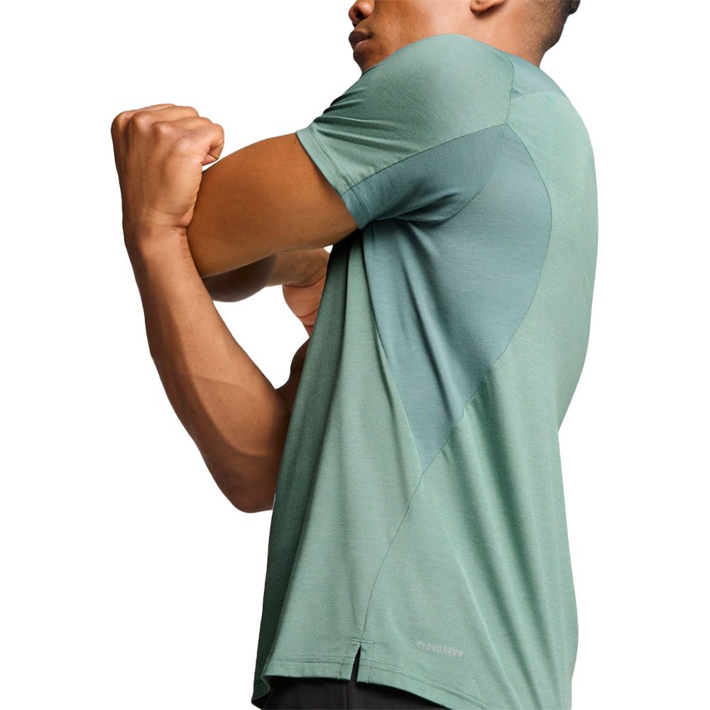 Puma M Cloudspun Soft Breathable T-Shirt Herren green moon
