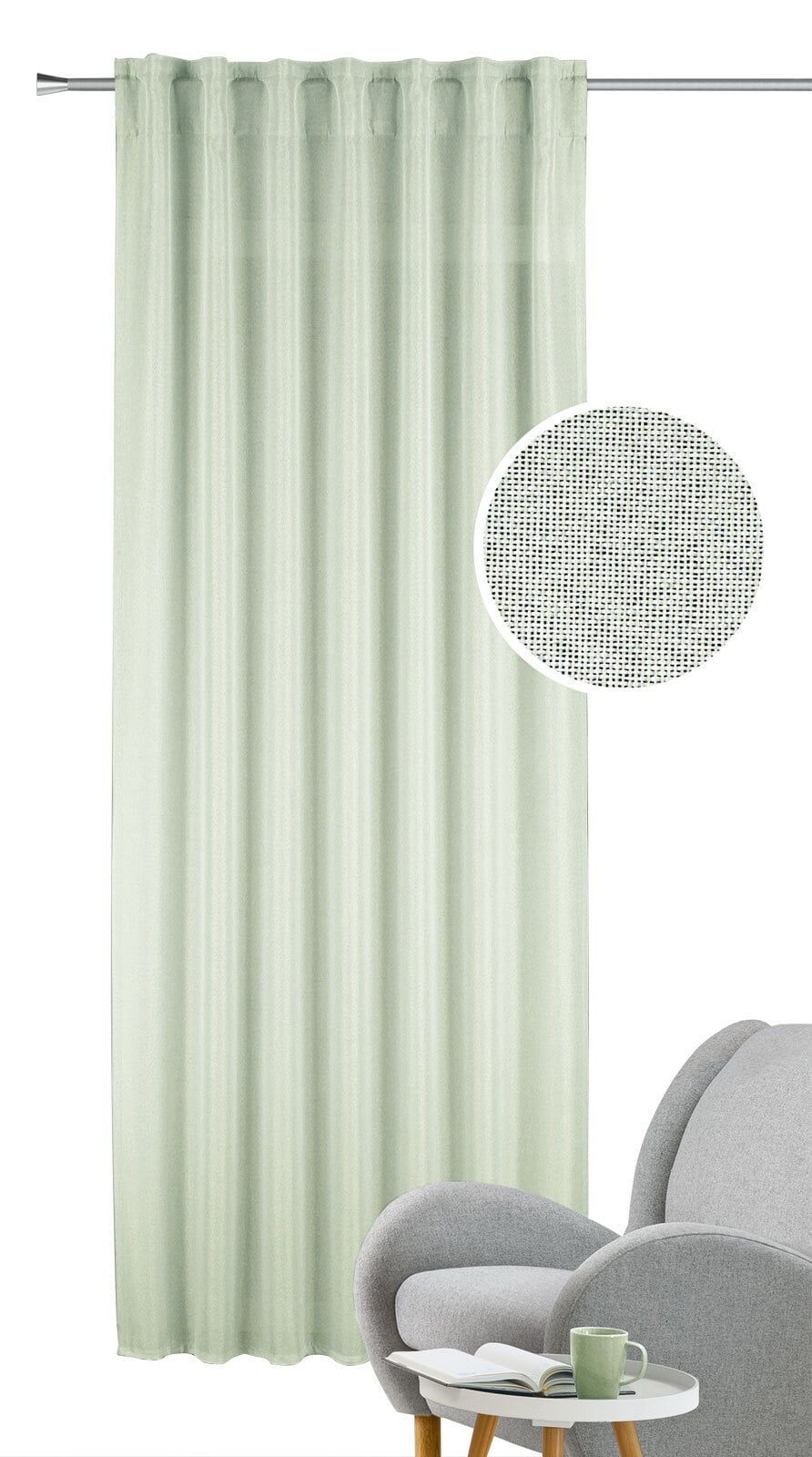 2er Set - Kombischal Marc Polyester Weiß
