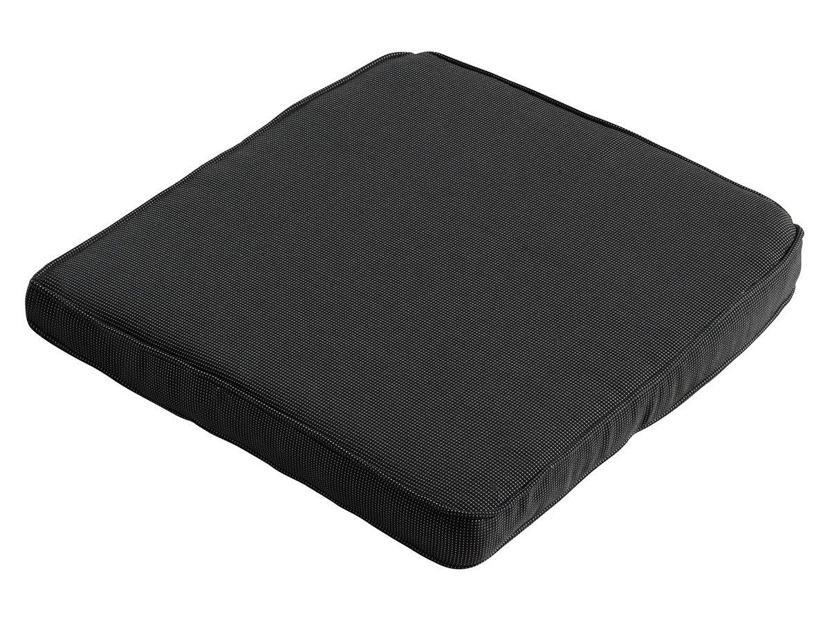 Madison Rib black wicker zitkussen