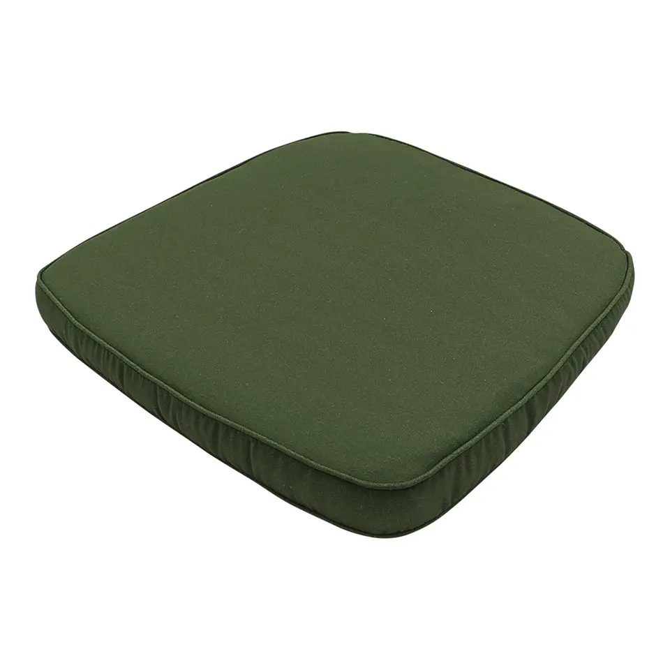 Madison - Zitkussen Wicker Panama green - Ca. 48x48 cm - Set van 4