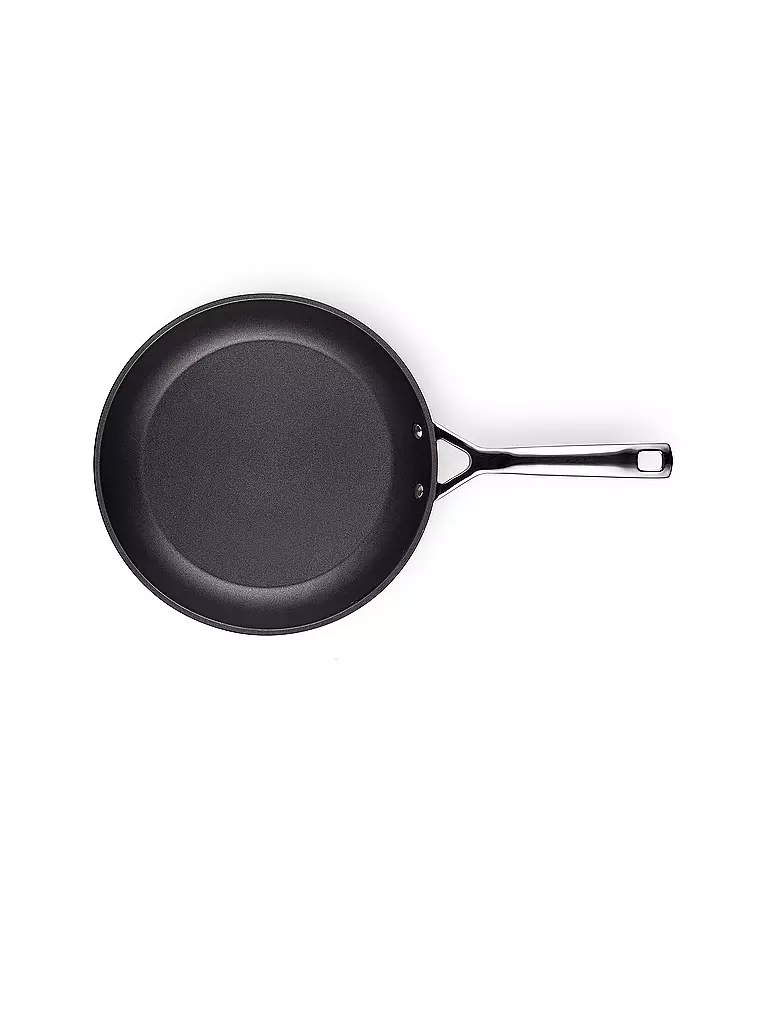 LE CREUSET Aluminium-Antihaft flache Pfanne 28cm Schwarz schwarz