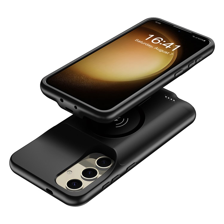 Samsung Galaxy S25 Backpack Akku Case Schutzhülle MagSafe-Modul (10000mAh) - Schwarz