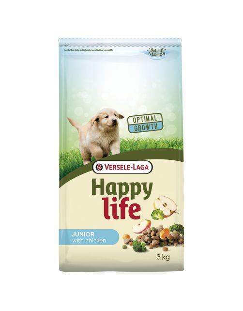 Happy Life Junior Kip - Hondenvoer