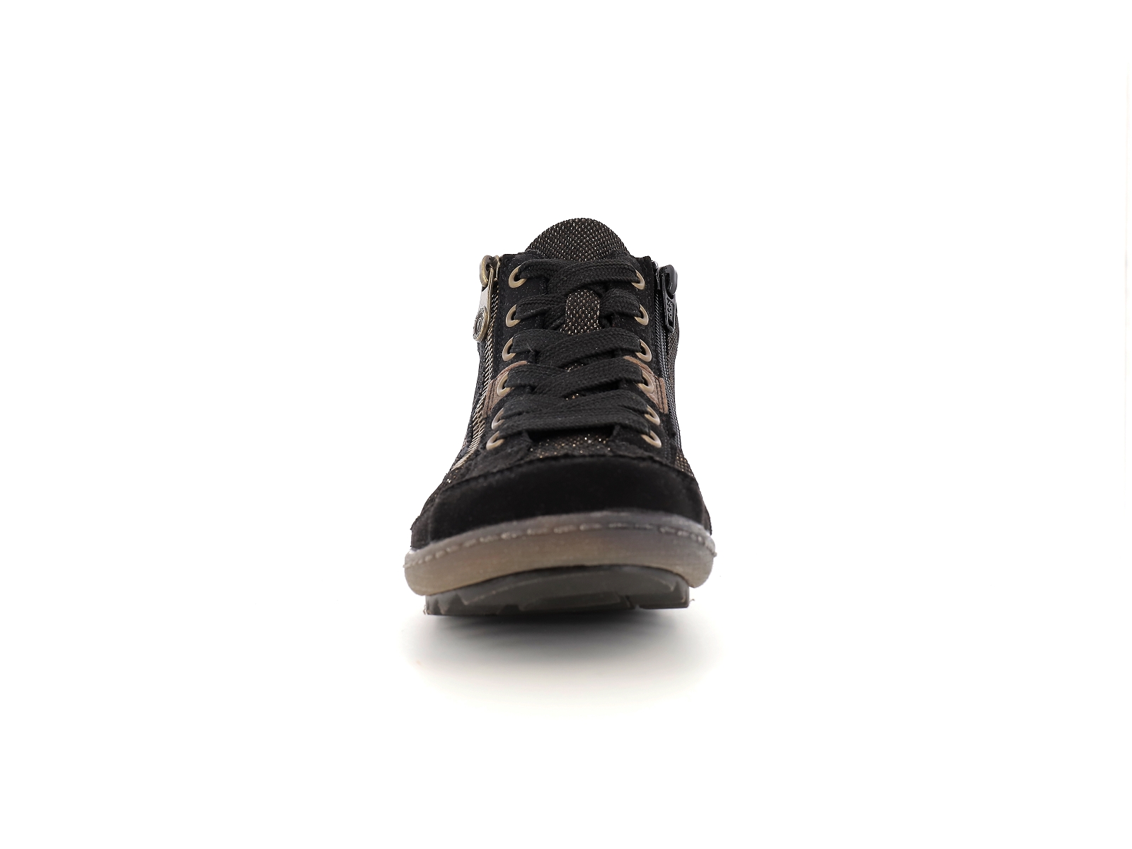 Remonte-R1481 Matières combinées Noir Bronze