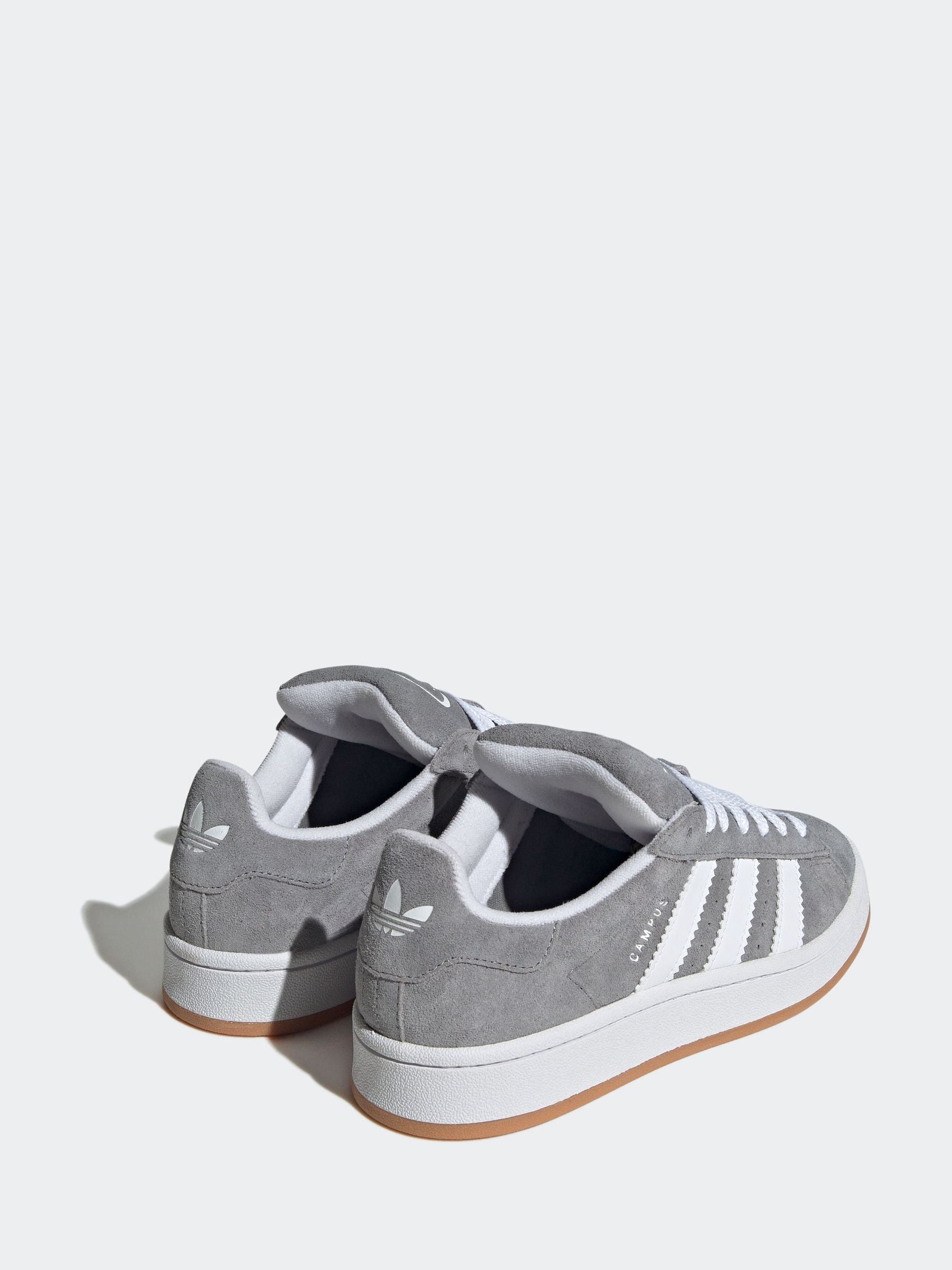 Grijs/wit - Adidas Originals Campus 00s Lace Junior sneakers