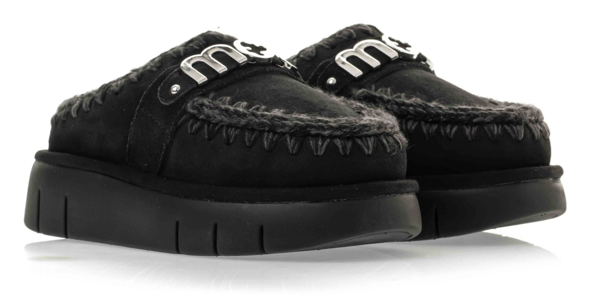 Mou Bounce Clog Metal Logo