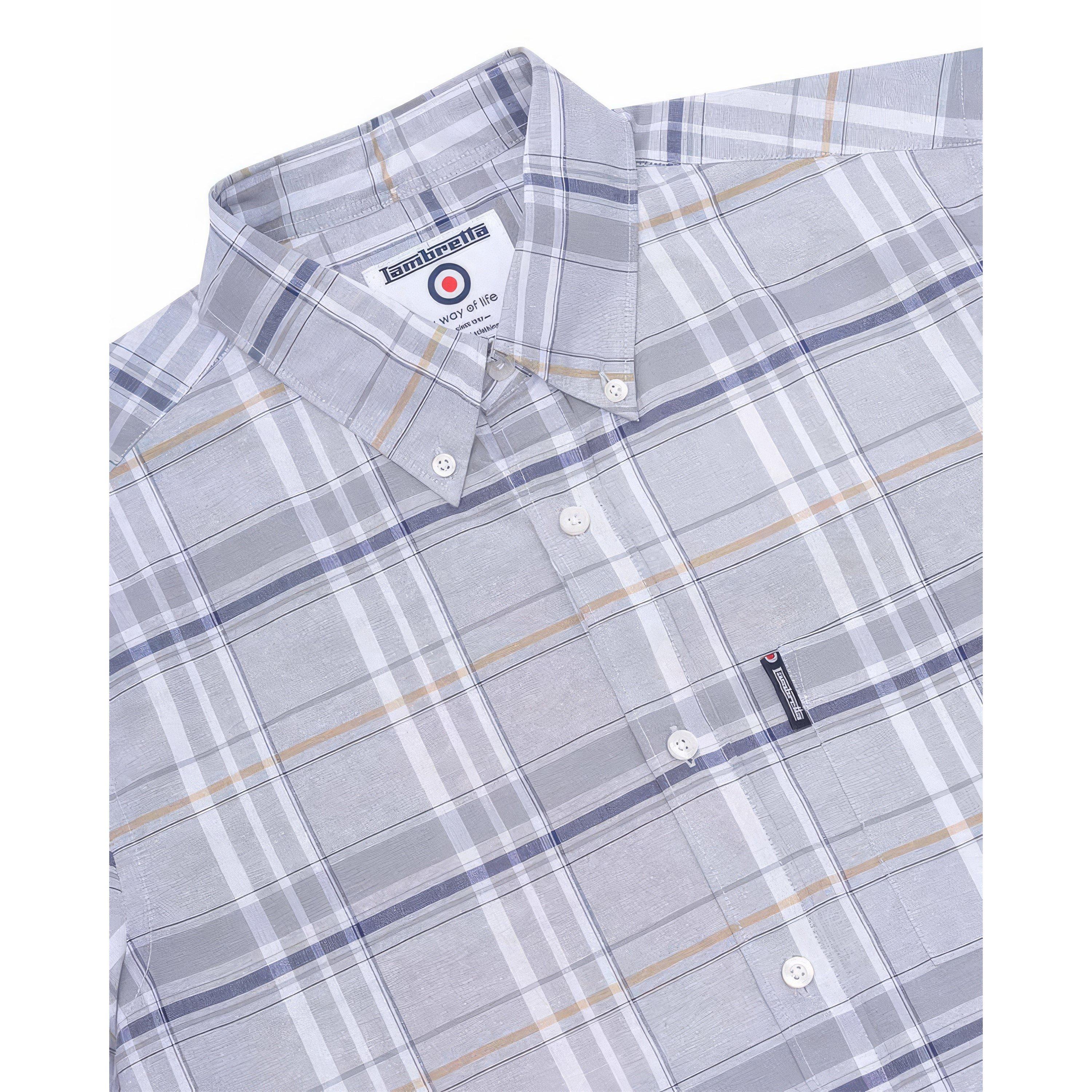 Lambretta Short Sleeve Multi Check Shirt