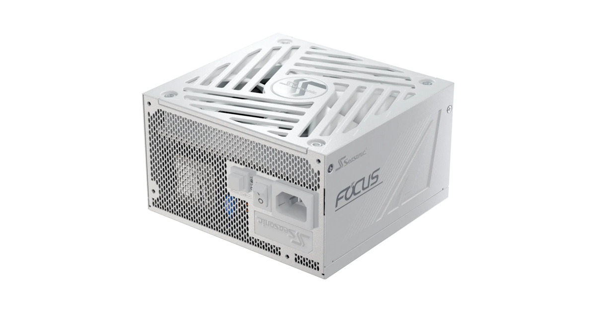 SeasonicFOCUS GX-1000 ATX3.1 modulaire 1000 watt voeding   (Wit, 3x PCIe)