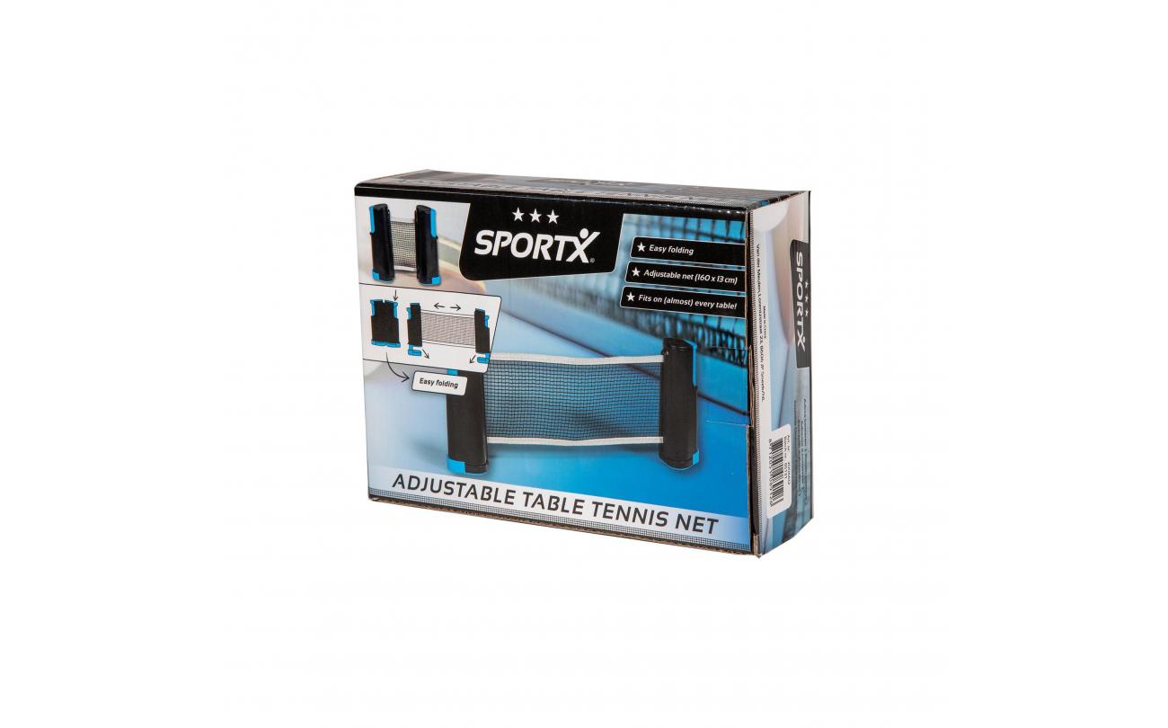 SportX Tafeltennisnet uittrekbaar tot 160cm