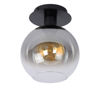 Lucide plafonnière Marius 60W zwart