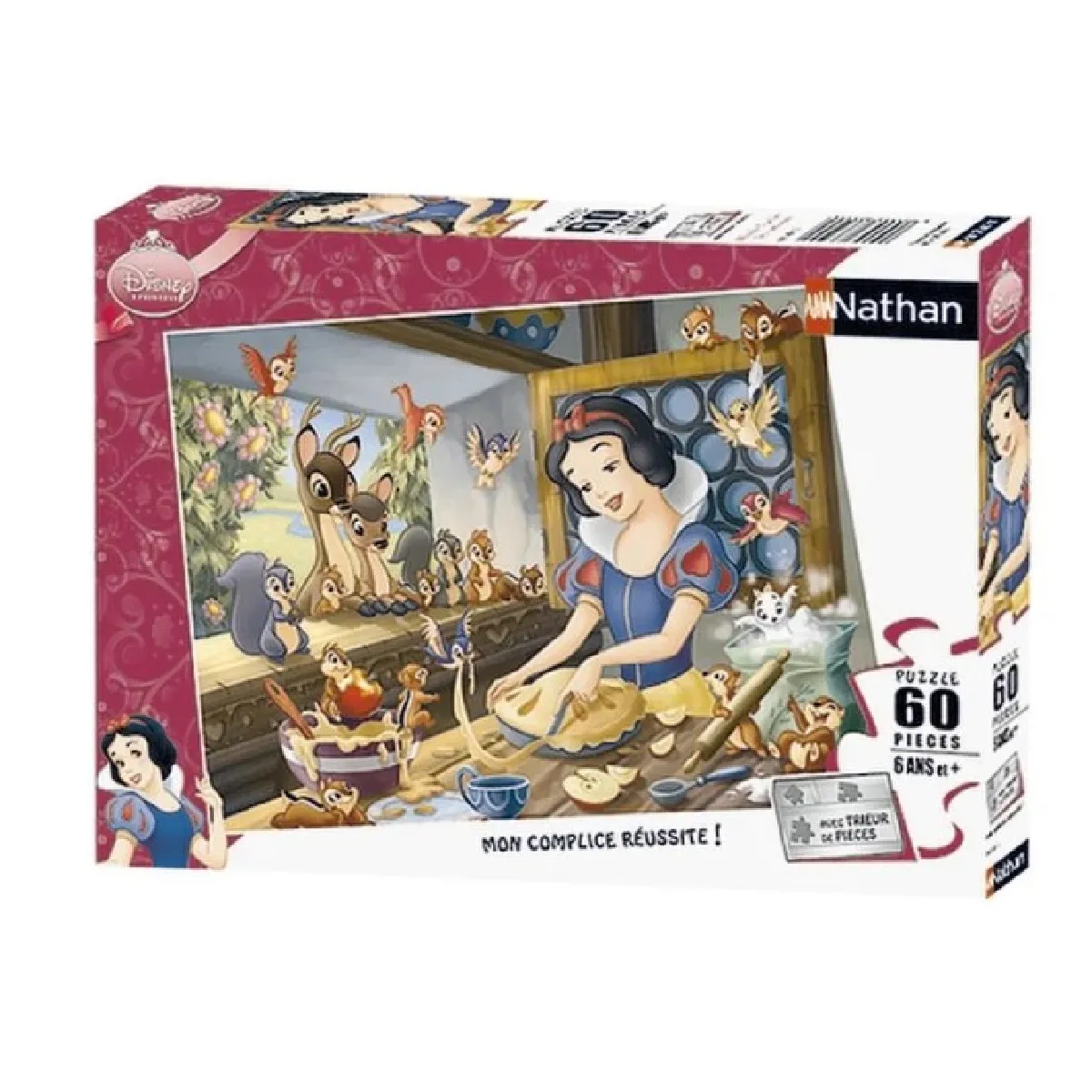 NATHAN Puzzle 60 pièces Blanche Neige
