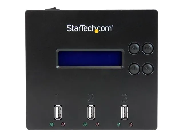 StarTech.com 1:2 Standalone USB Duplicator and Eraser - Memory Stick Cloner - USB 2.0 Flash Drive Copier / Thumb Eraser (USBDUP12) - USB drev duplikator - 2 bays - for P/N: SVA5H2NEUA
