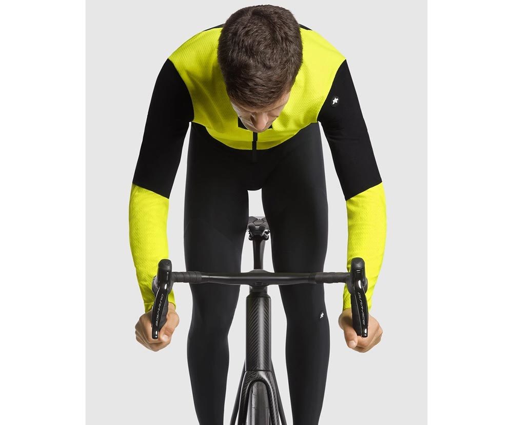 Assos Equipe R Habu S9 Winter Fietsjack Fluo Geel/Zwart Heren