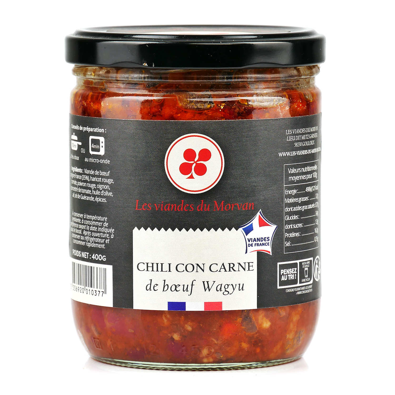 Chili Con Carne de boeuf Wagyu