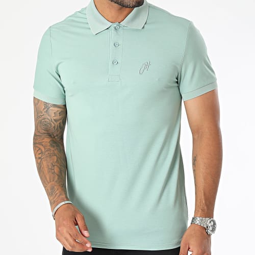 Polo Manches Courtes Vert Kaki Clair