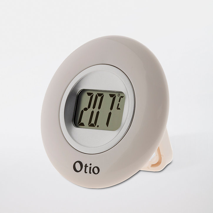 Thermomètre digital intérieur Otio blanc