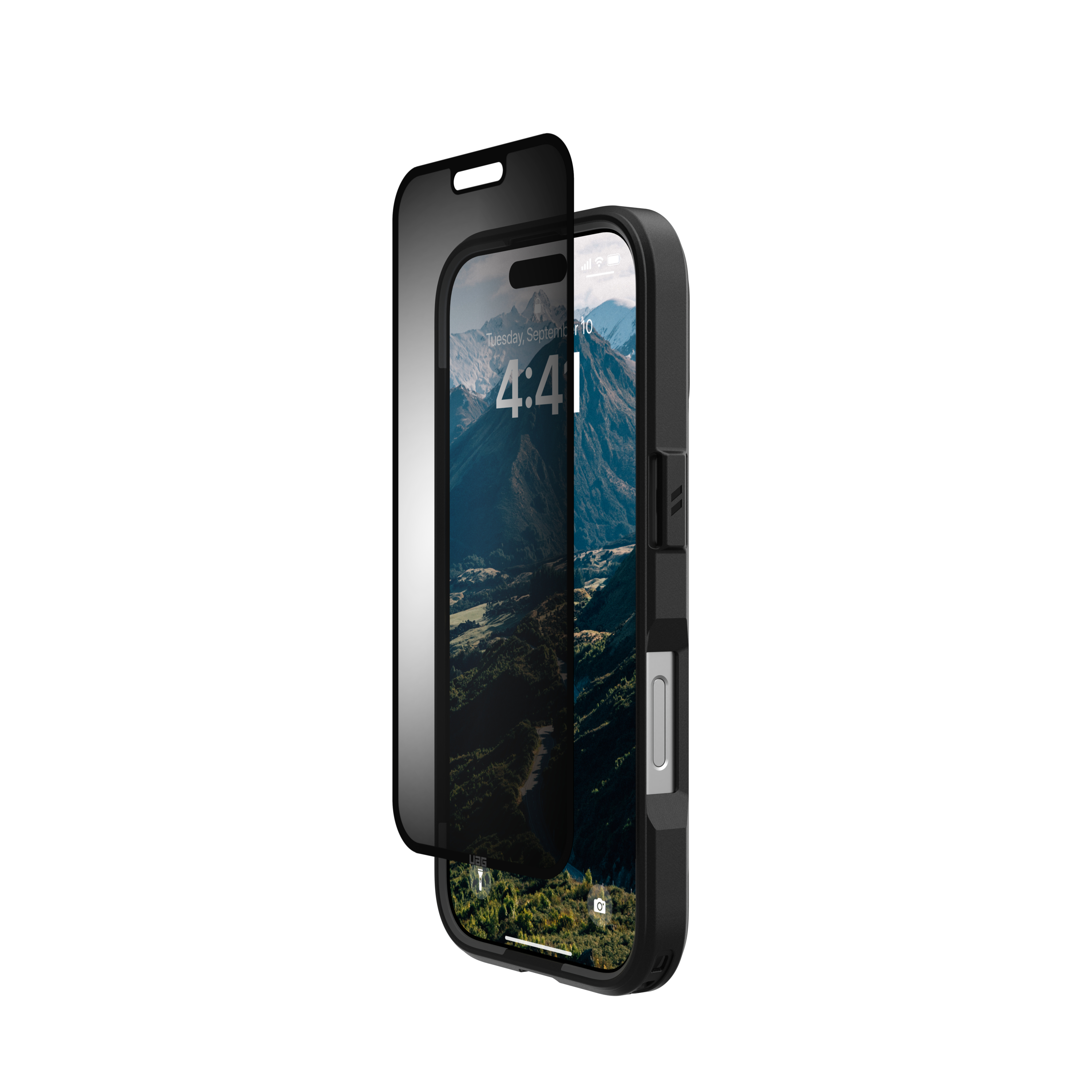 iPhone 16 Pro Removable Privacy Eco Panzer Glas Abnehmbare Displayschutzfolie Case Friendly (14436811NA)