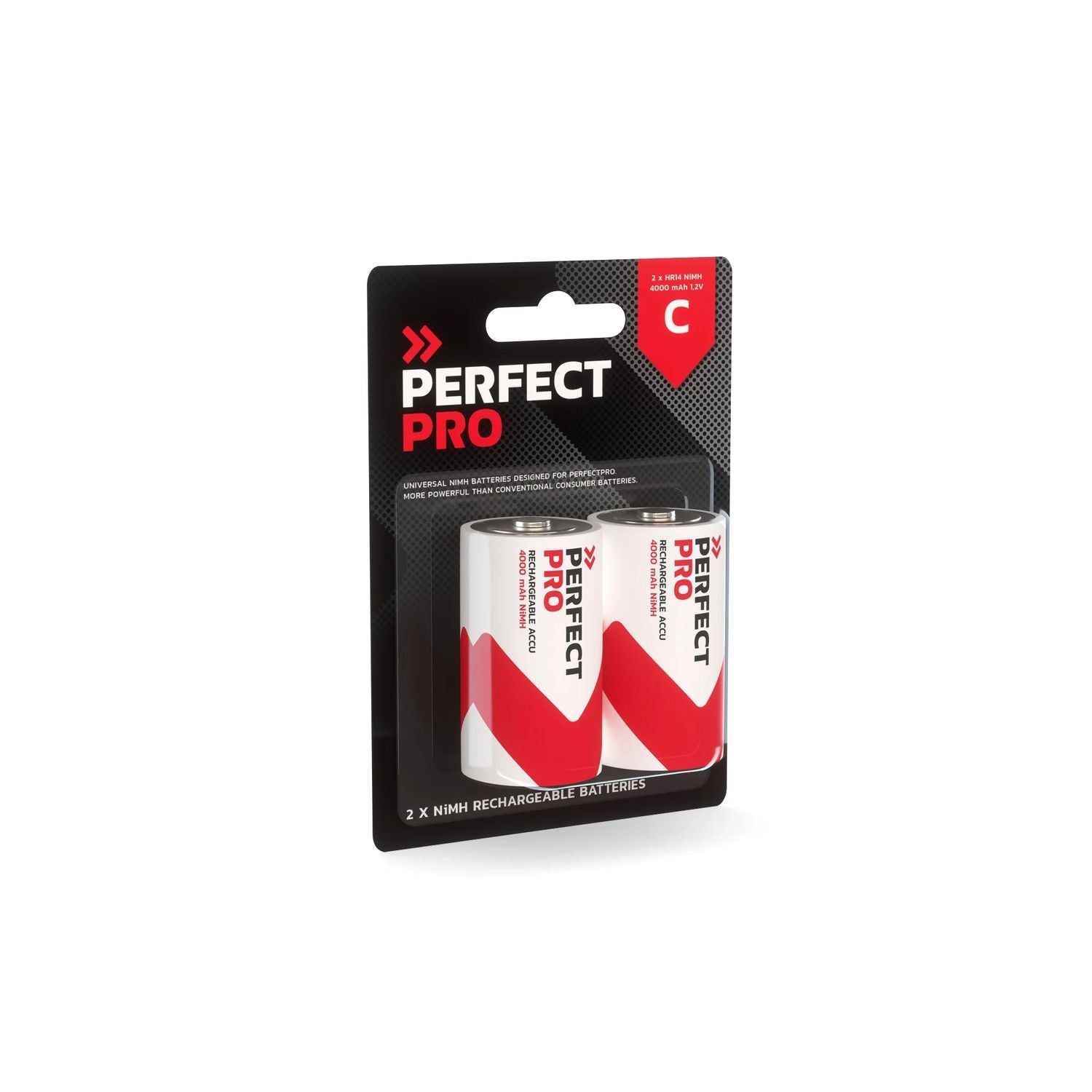 Perfectpro B-C2 NiMH Batterijen C 4000 mAh - VE=2