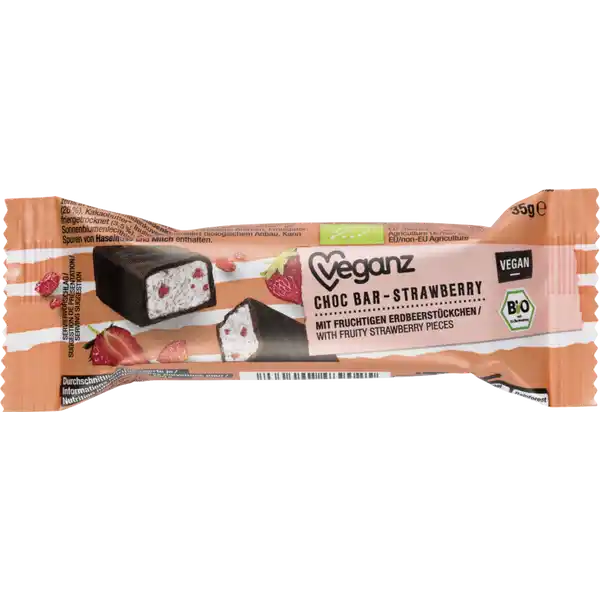 Bio Choc Bar Strawberry