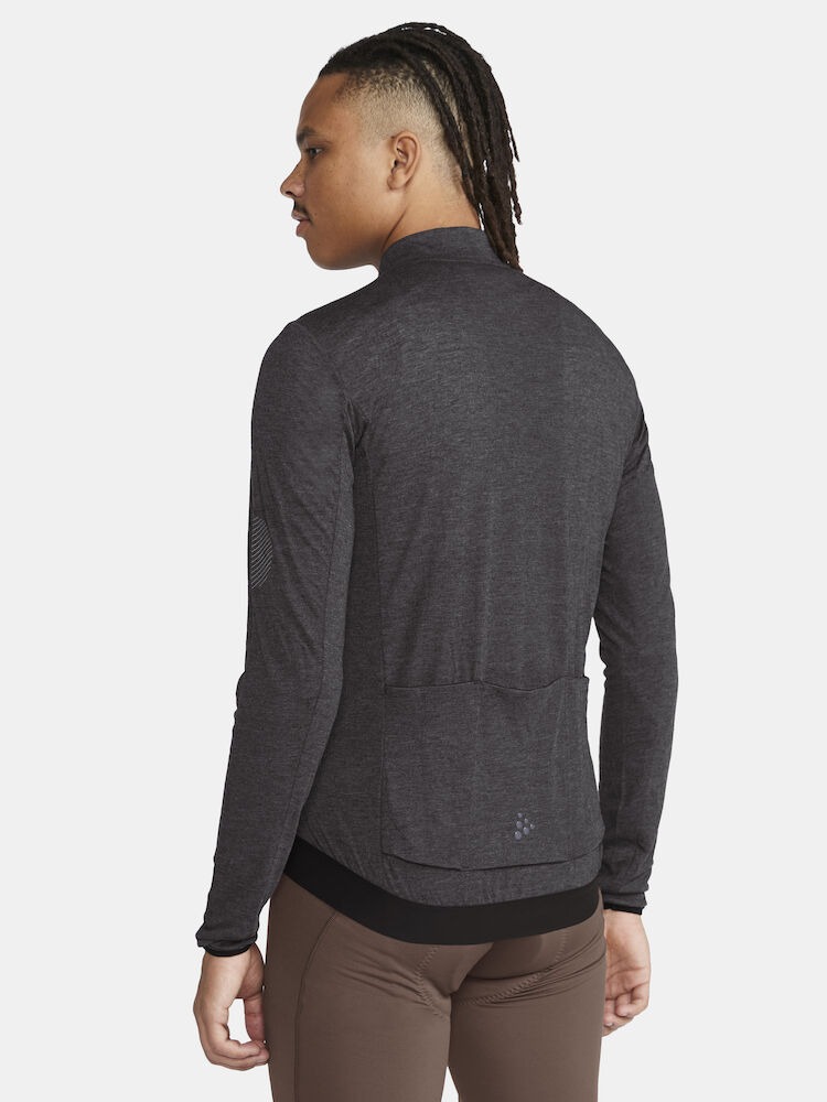 Craft Core Essence Wool LS Cykeltrøje Grå