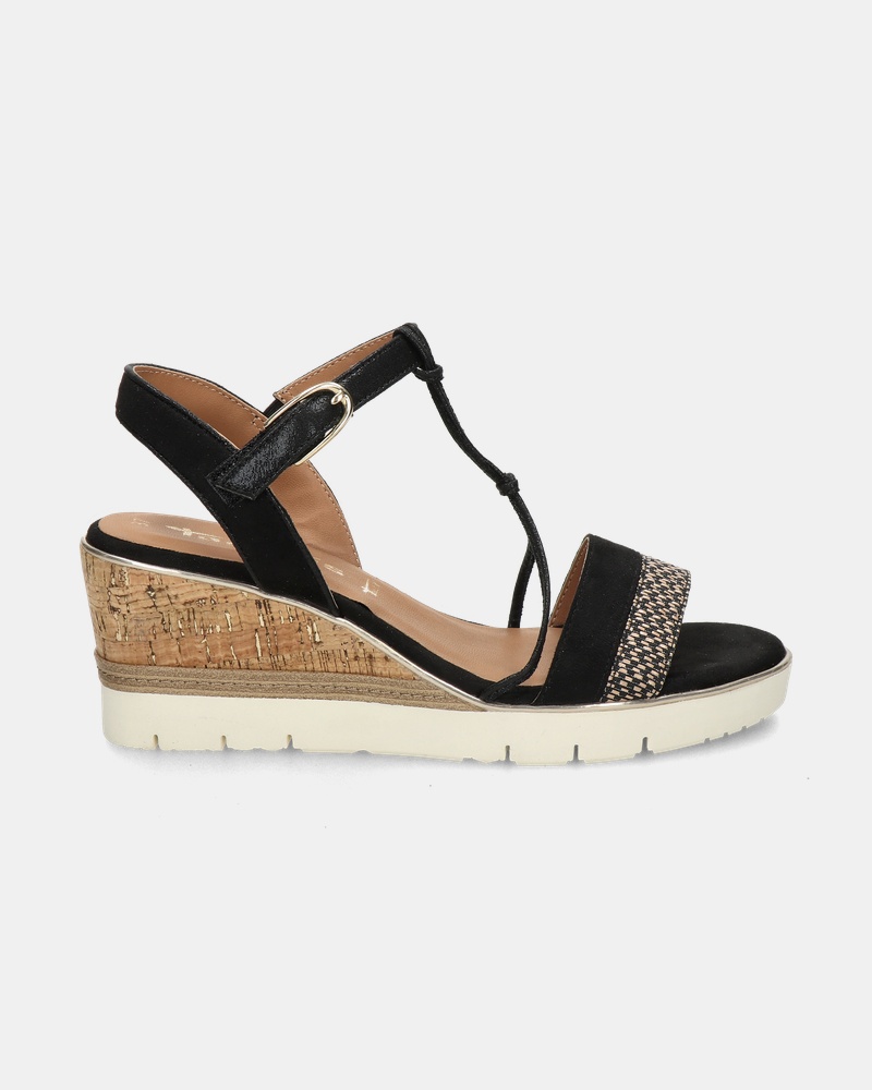 Tamaris Sandalen  - zwart