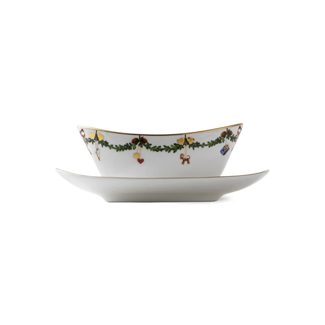 Royal Copenhagen  Stjerne Riflet sauceskål - 43 cl.