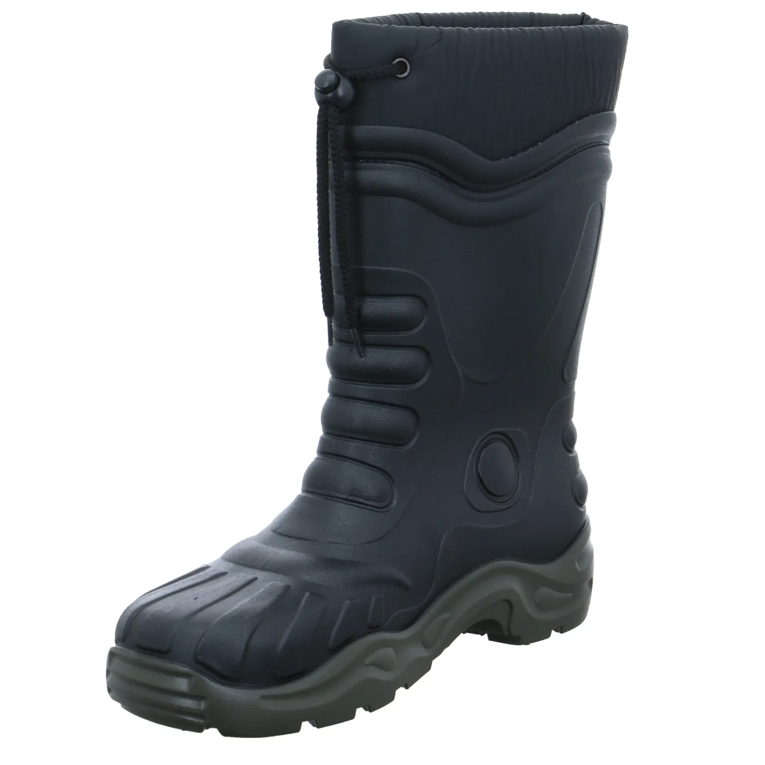 Gummistiefel Warmfutter Schwarz Synthetik